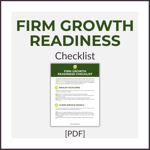 Resource thumbnail for Firm Growth Readiness Checklist Resources for Advisors