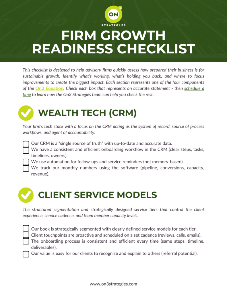 Resource image for Firm Growth Readiness Checklist